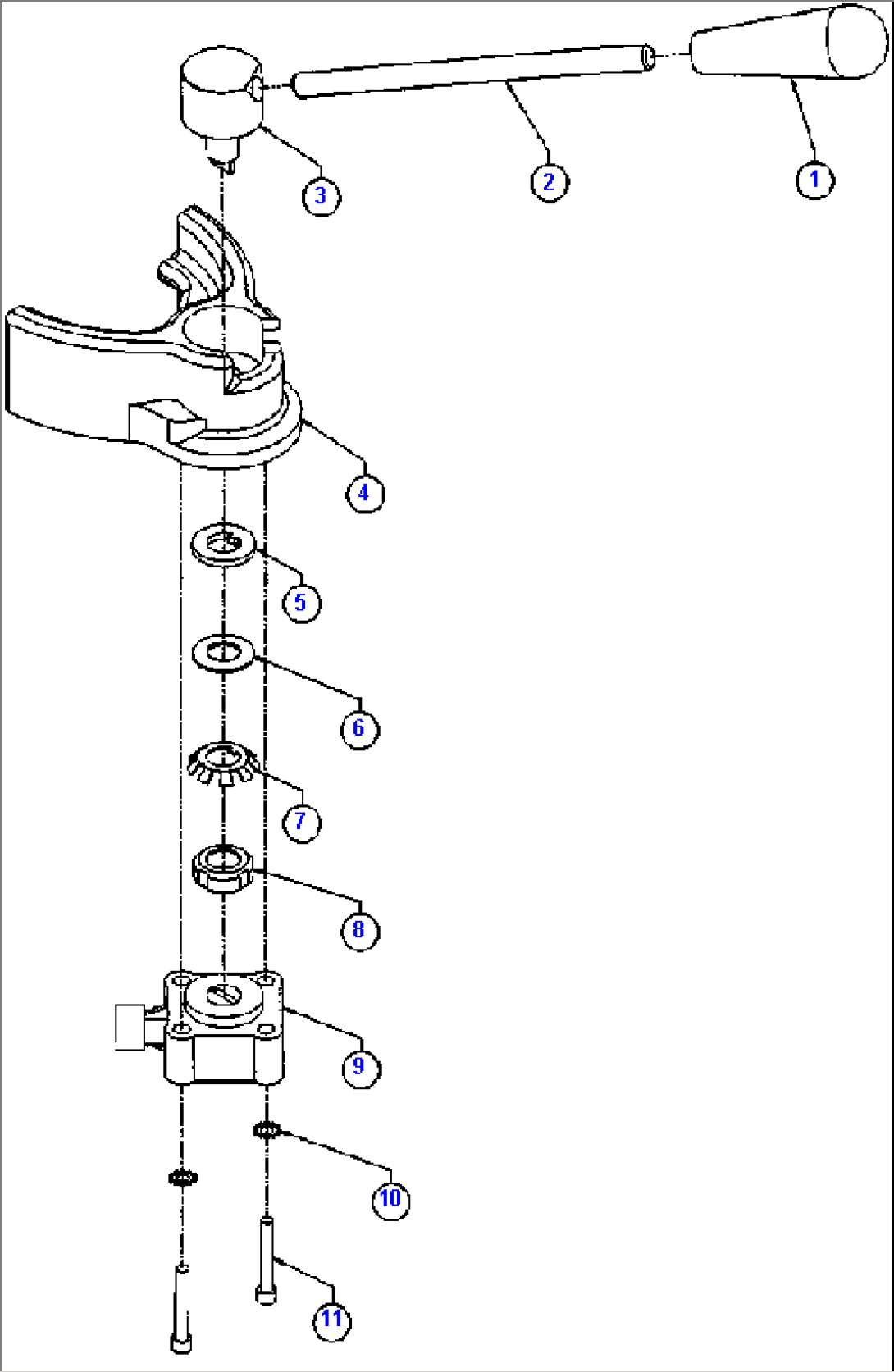 RETARDER LEVER ASSEMBLY (EF7730)