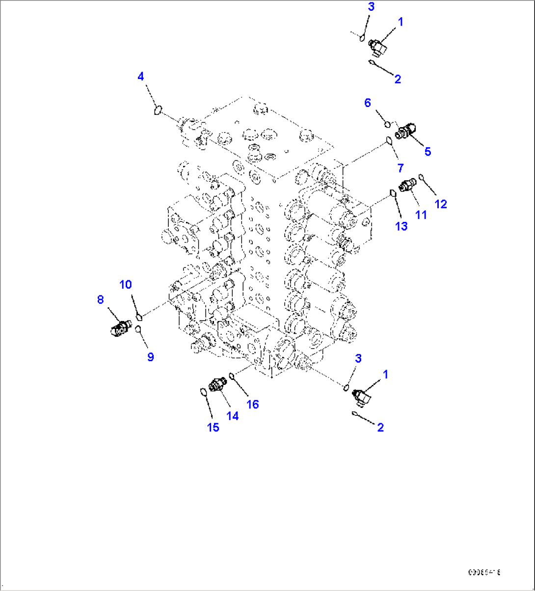 Control Valve, Connecting Parts, 2/2 (#30117-)