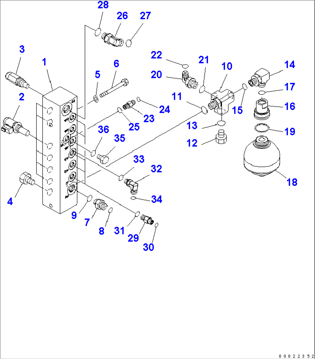 SOLENOID VALVE AND ACCUMLATOR