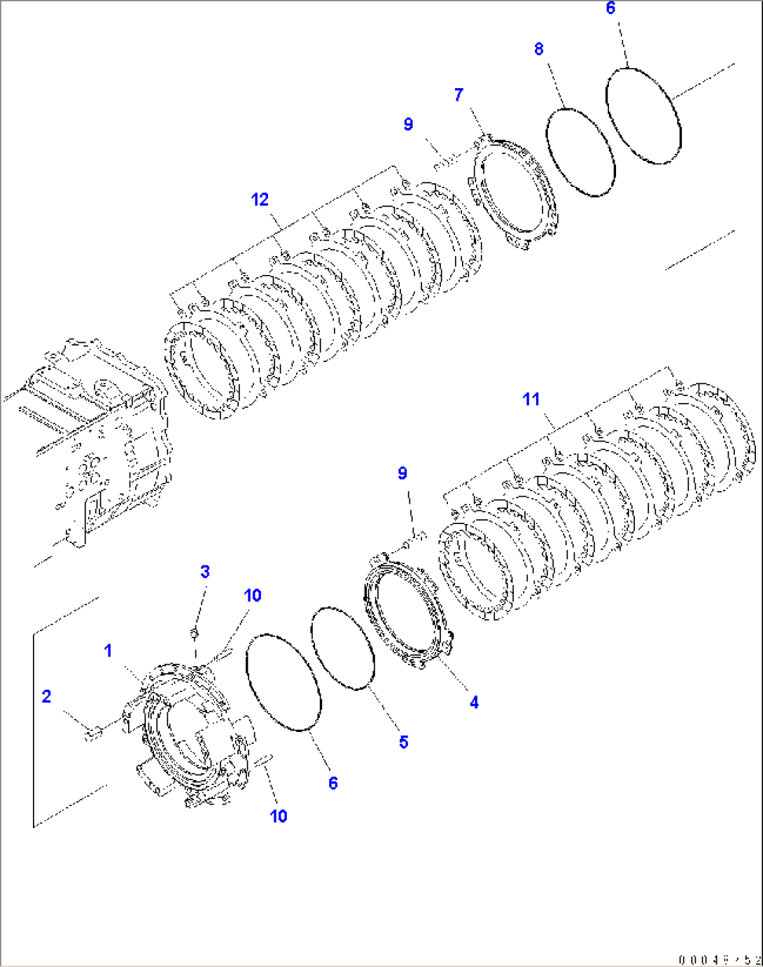 TRANSMISSION (REVERSE AND FORWARD HOUSING)