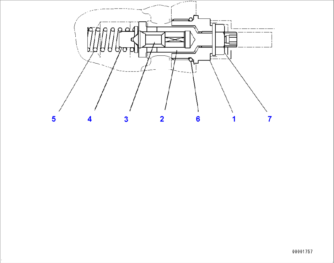Hydrostatic Transmission (HST) Pump and Motor, HST Pump, Valve (#70883-)