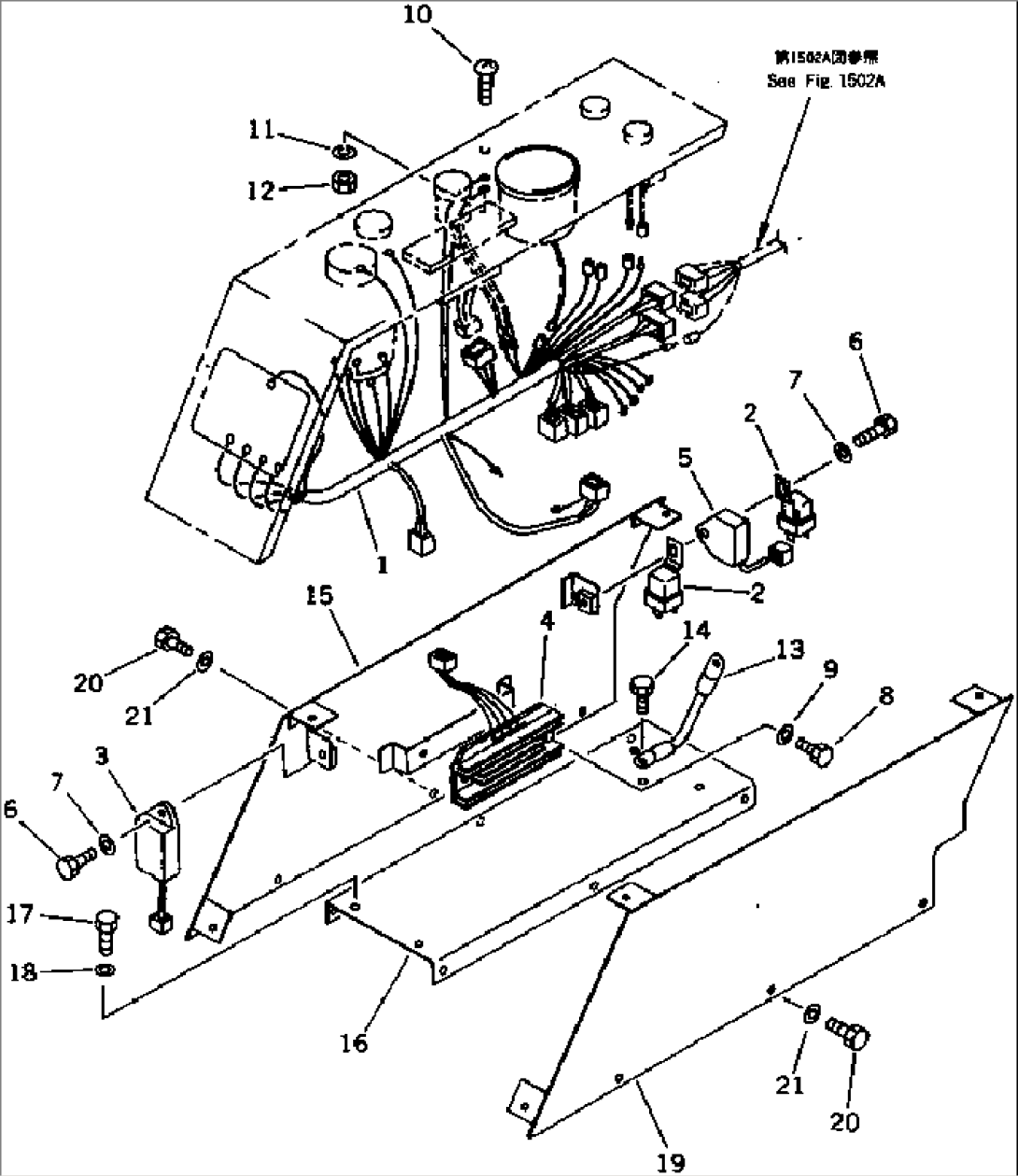 ELECTRICAL SYSTEM (1/2) (INSTRUMENT PANEL LINE)(#1206-1694)