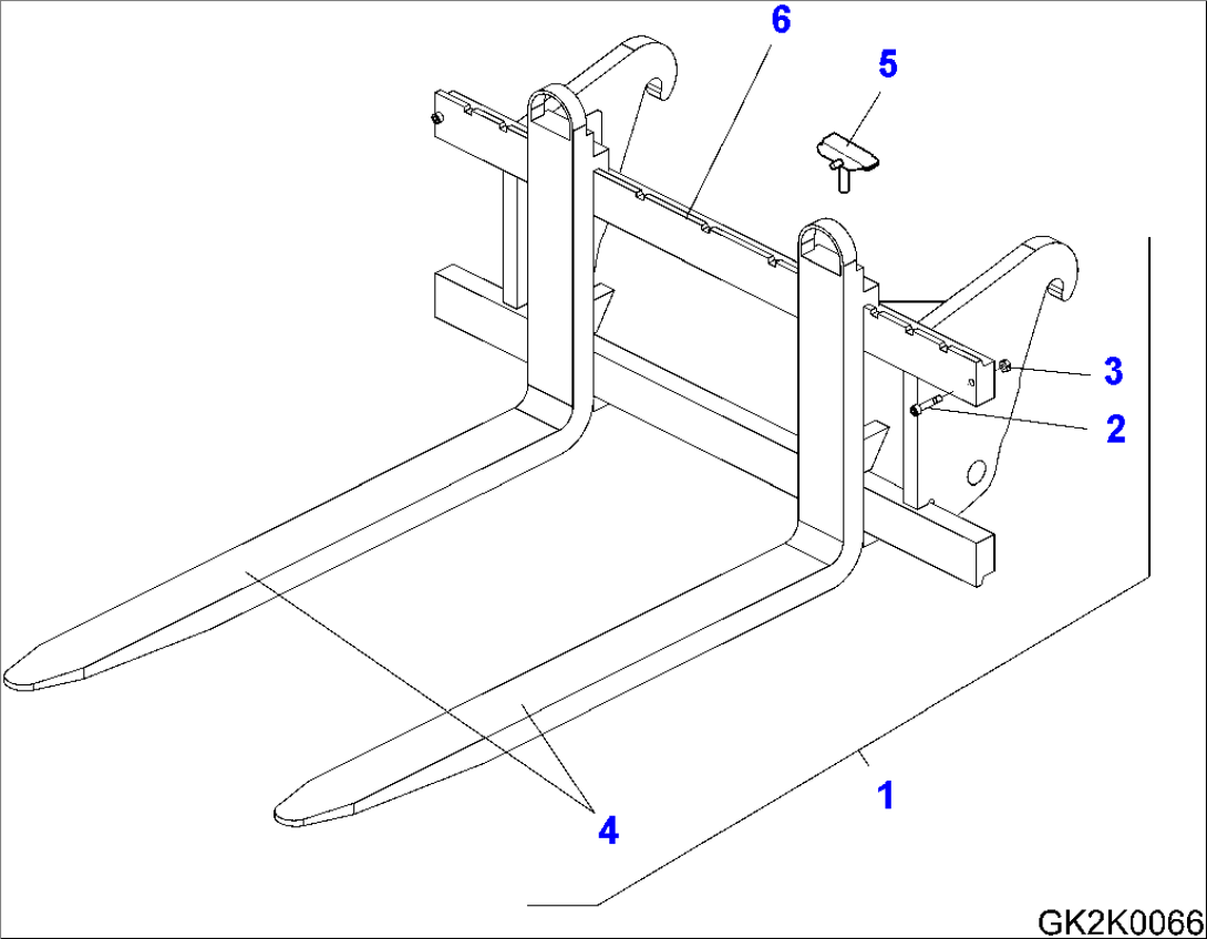 FORK LIFT (HIGH TINES)