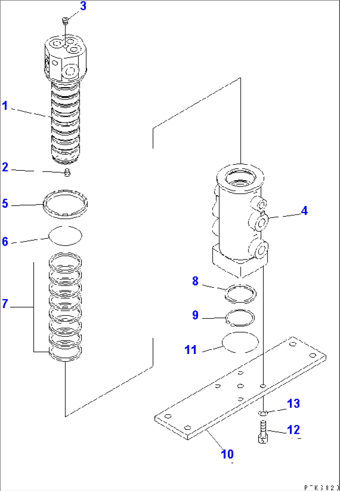 SWIVEL JOINT (SWIVEL JOINT) (INNER PARTS)(#17401-)