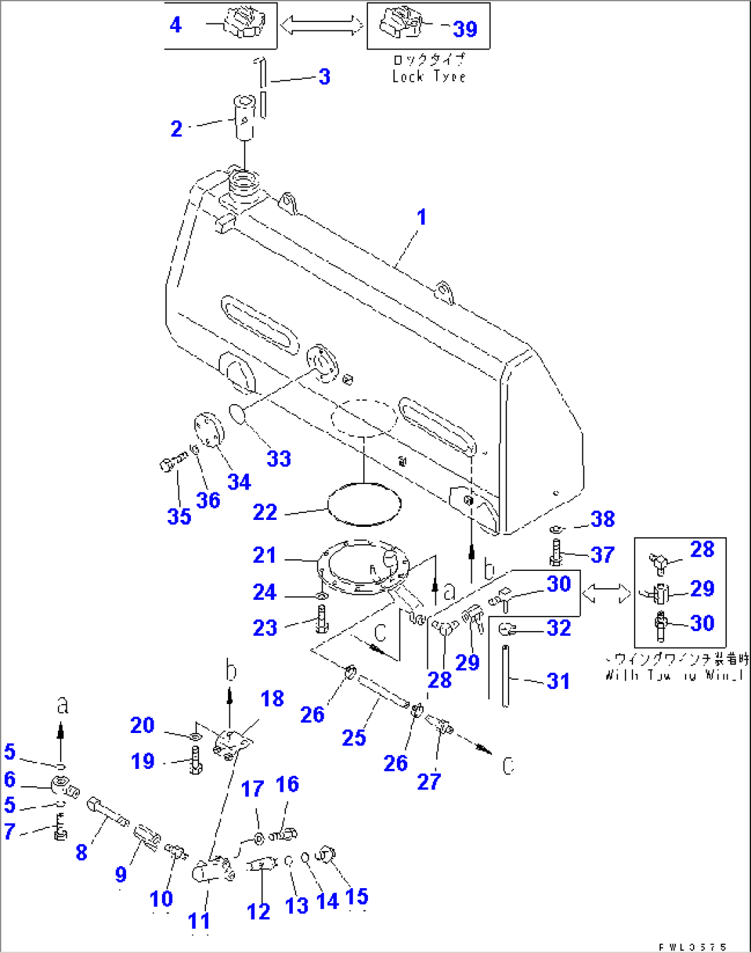 FUEL TANK (SALTY RESISTANT SPEC.)(#37376-)