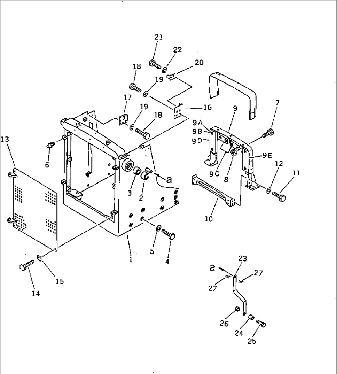 RADIATOR GUARD (NOISE SUPPRESSION FOR EC)(#45898-)
