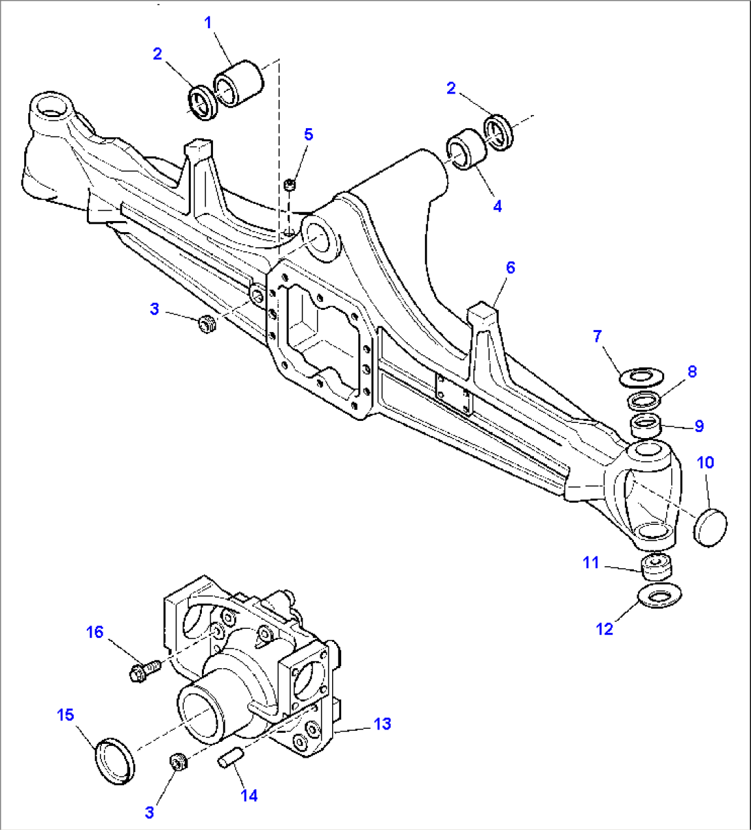 FRONT AXLE (2WD) (1/3)