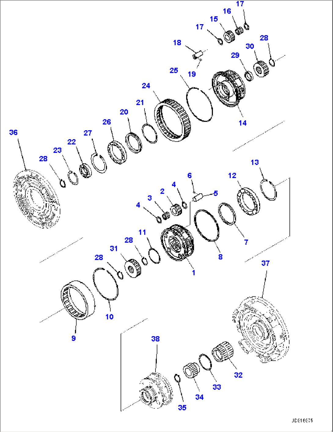 Power Train, Carrier (1/2) (#1006-)