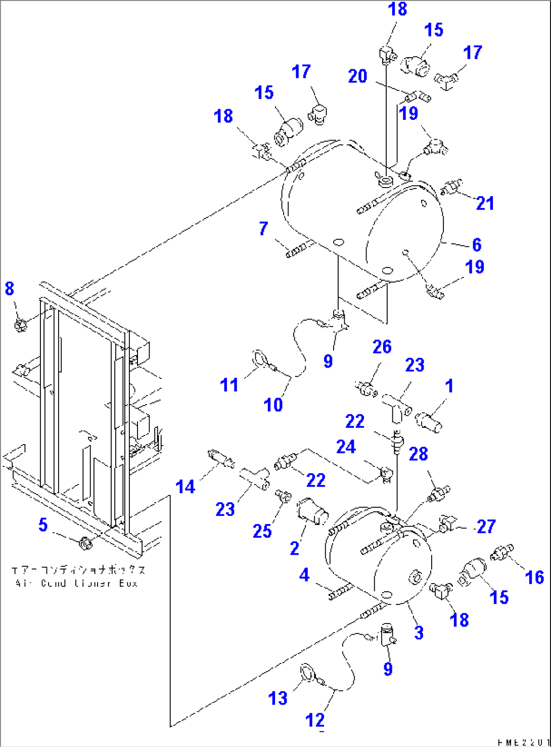 AIR TANK EQUIPMENT (AIR TANK PIPING 1/2)