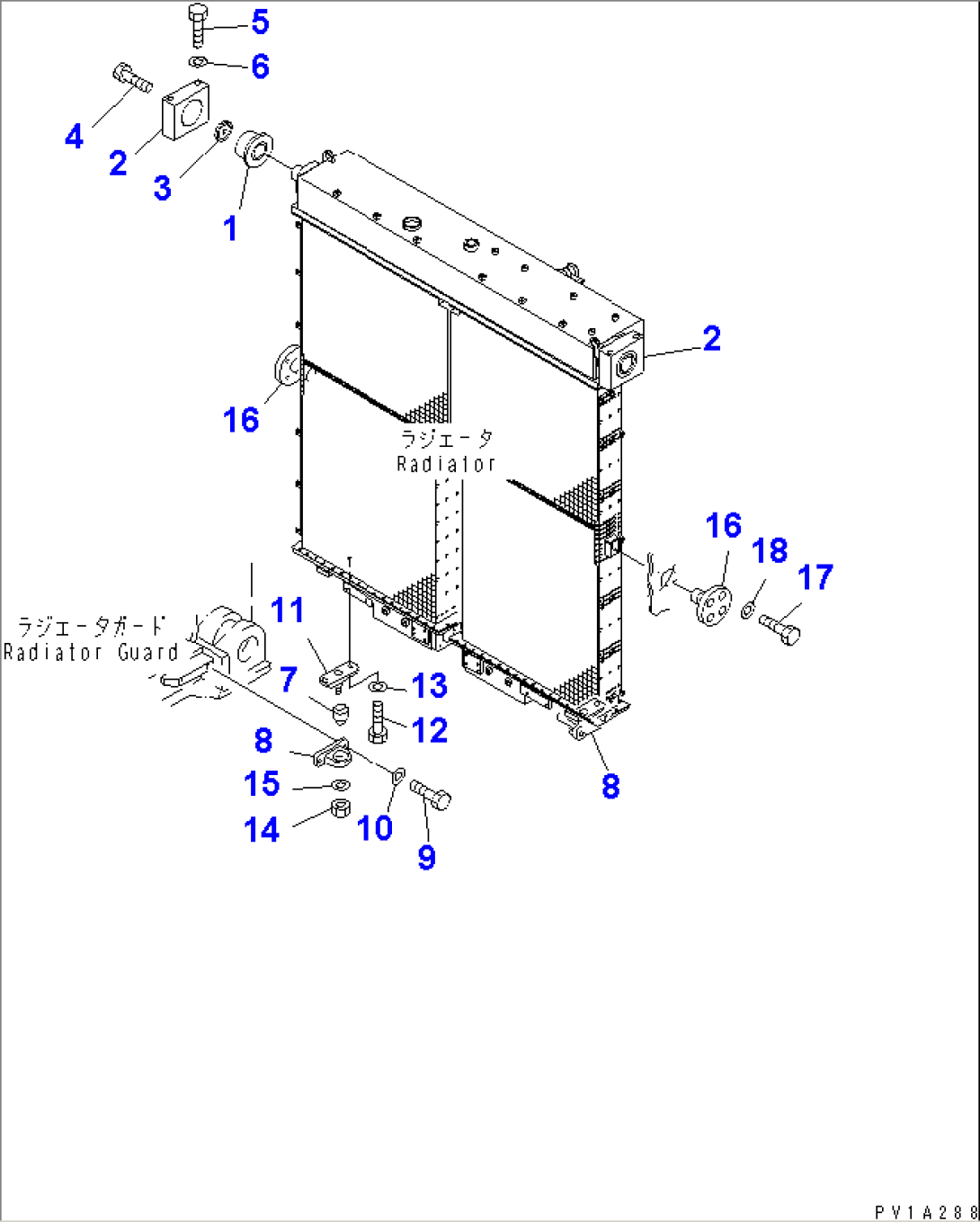 RADIATOR MOUNTING