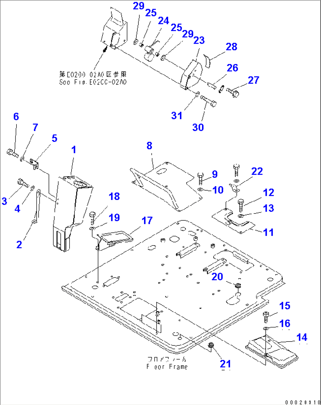 FLOOR COVER(#2012-)