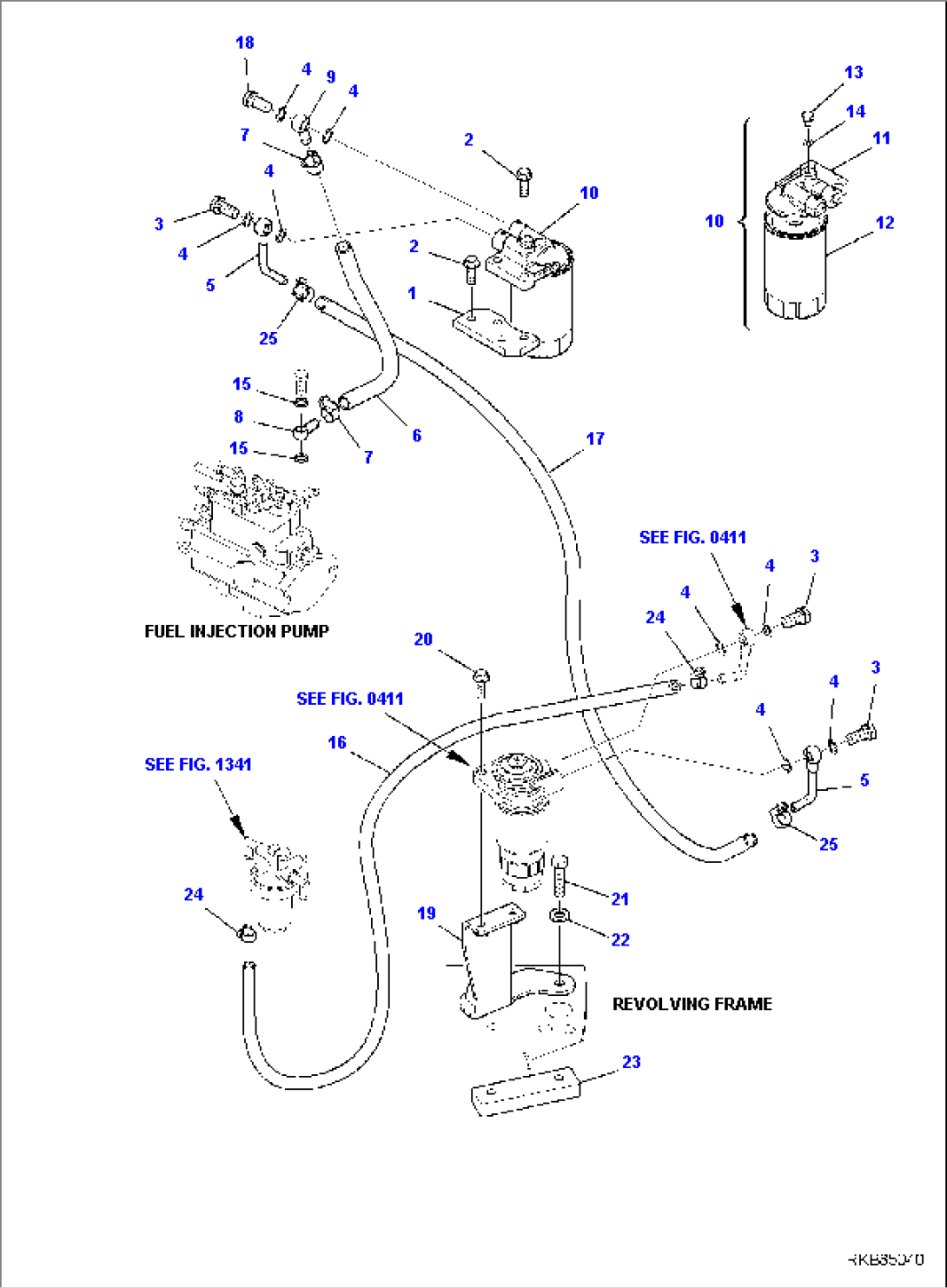 FUEL PIPING (HIGH EFFICIENCY FILTER) (2/2)