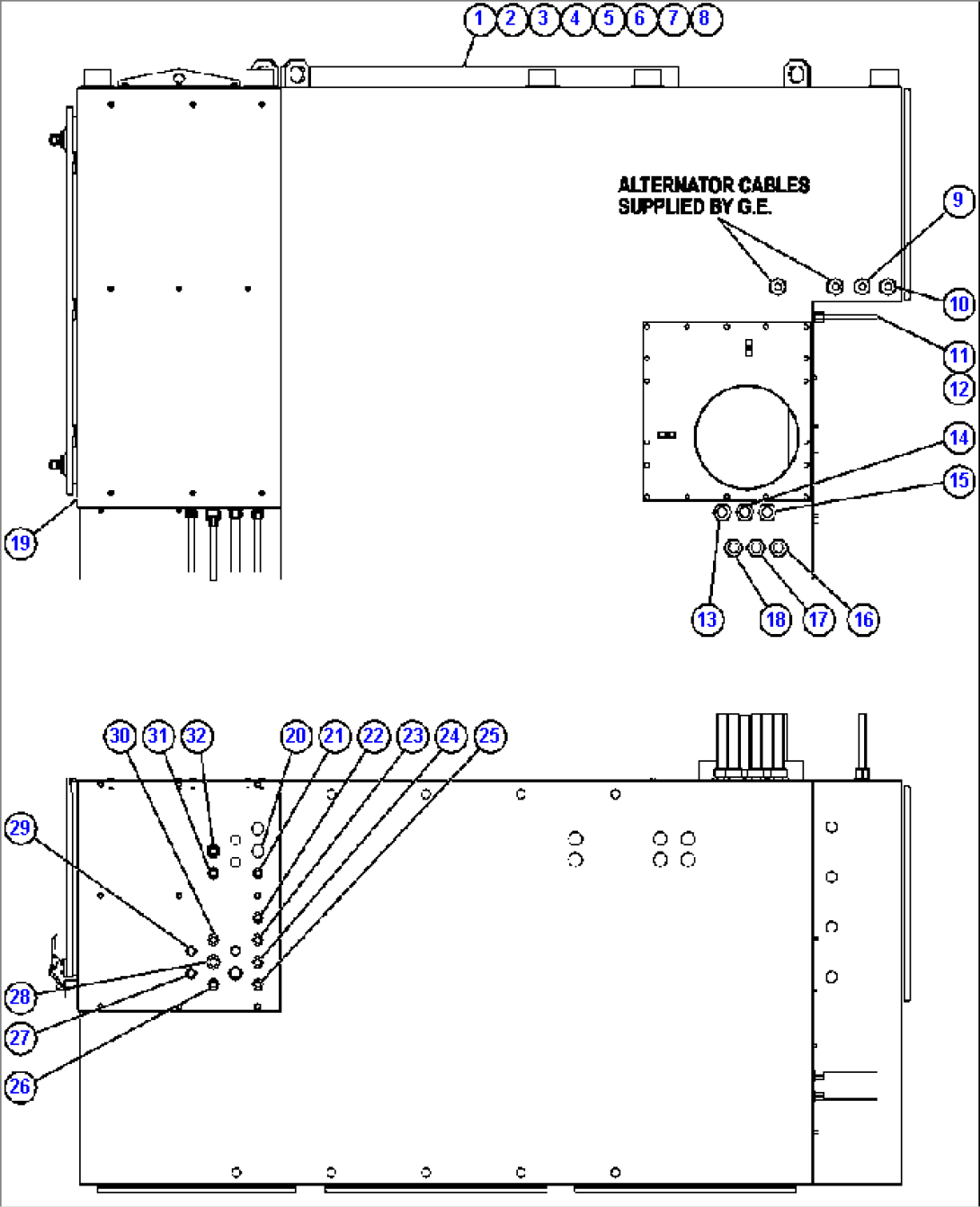 CONTROL CABINET WIRING (EXTERNAL)