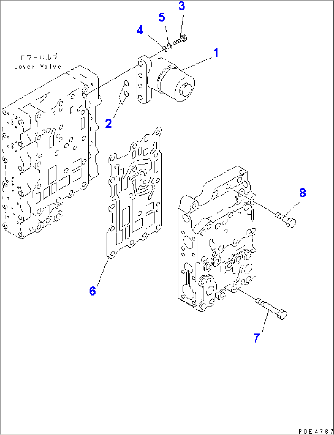 TRANSMISSION CONTROL VALVE (PILOT FILTER)