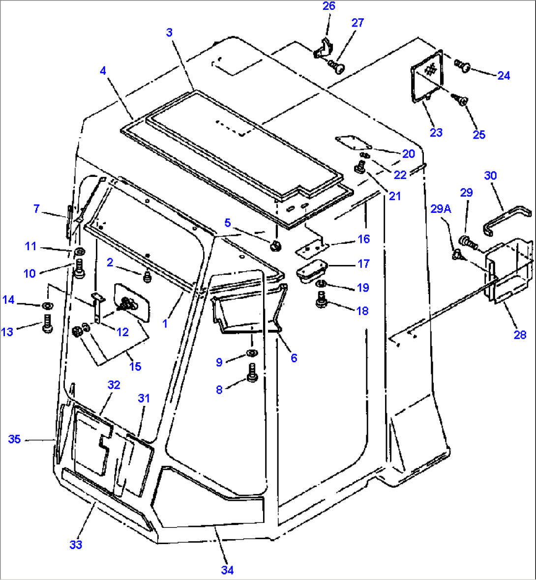 ROPS CAB (INTERIOR TRIM)