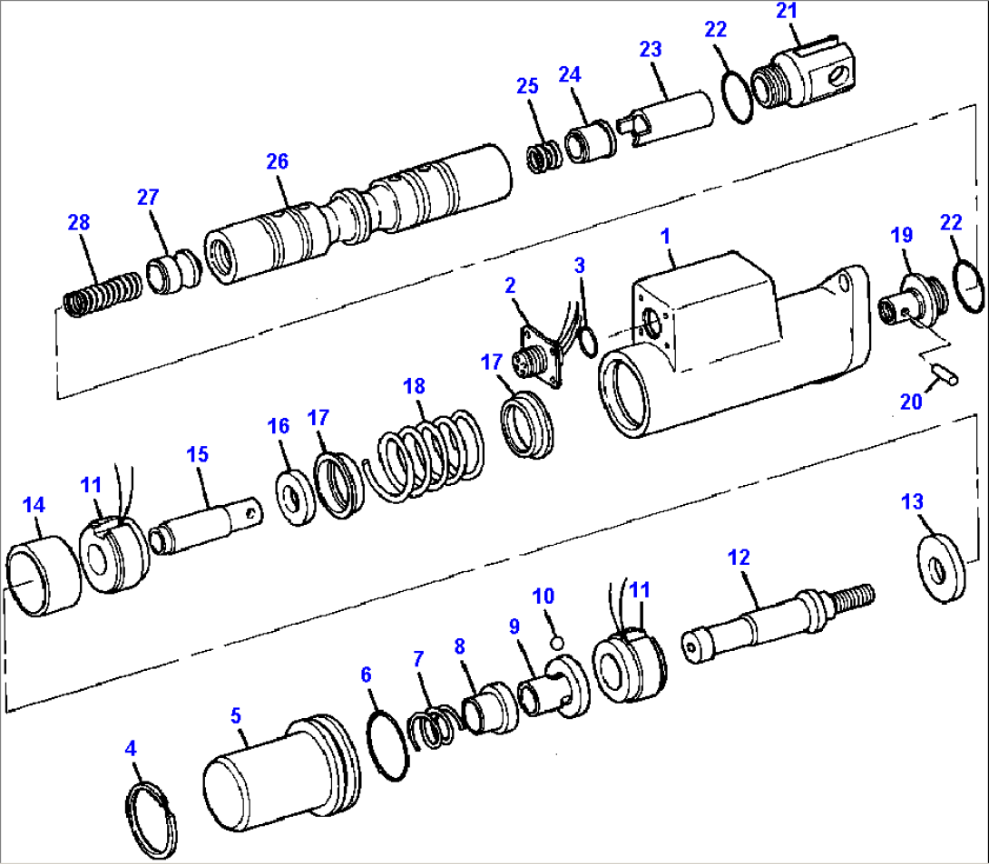 EQUIPMENT CONTROL VALVE BOOM SPOOL AND DETENT