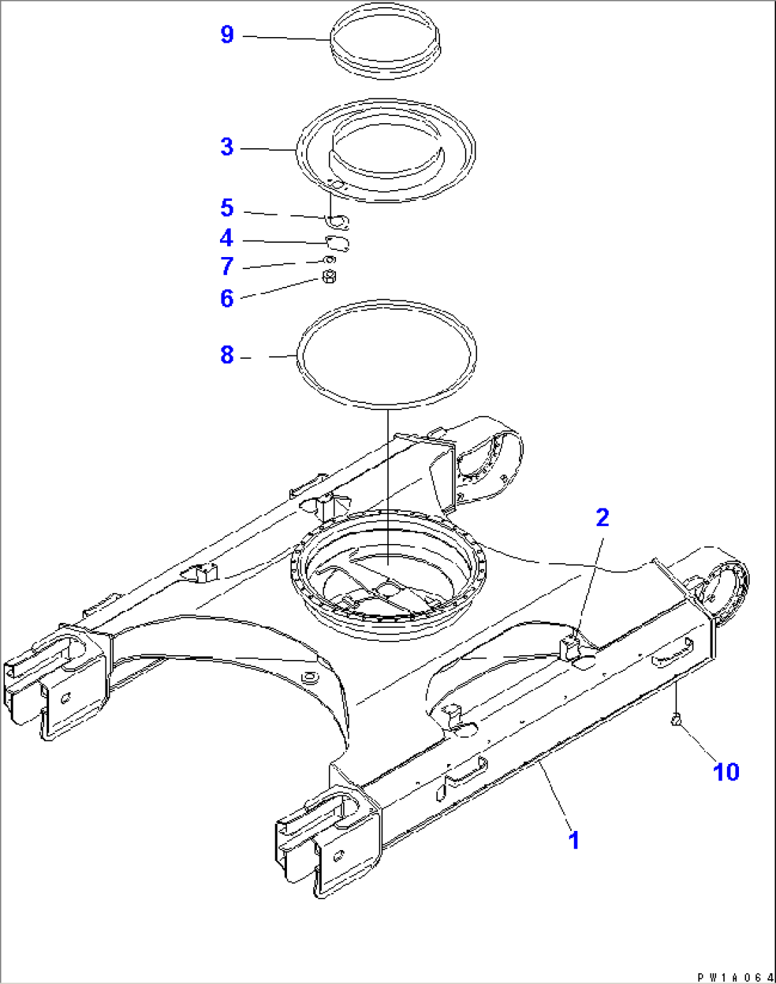 TRACK FRAME (WITH UNDER COVER)(#20001-21221)