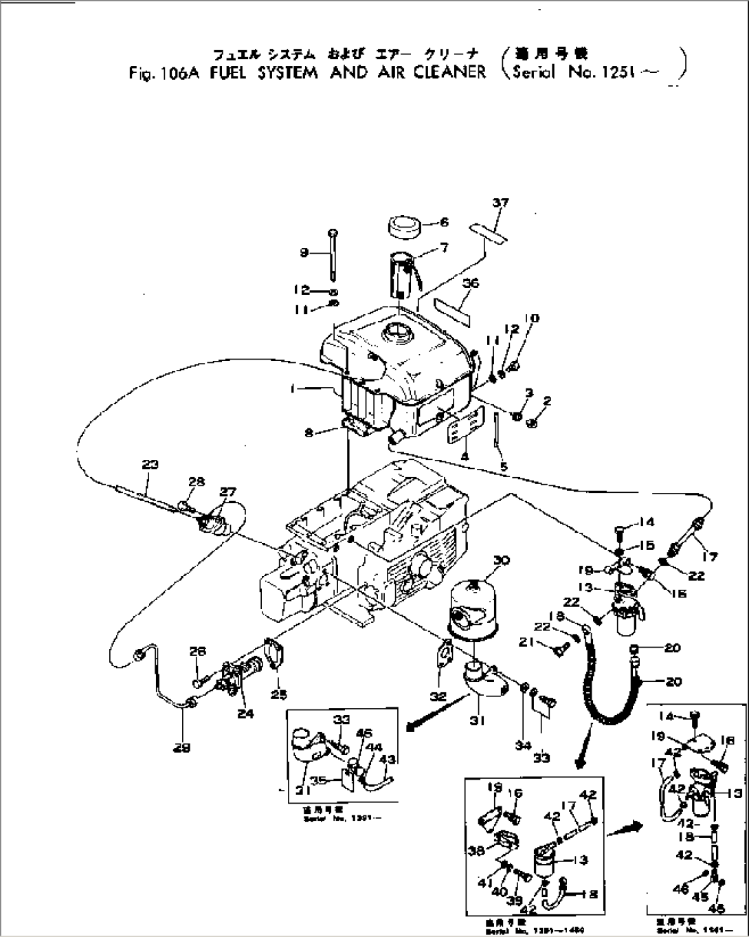 FUEL SYSTEM AND AIR CLEANER(#1251-)