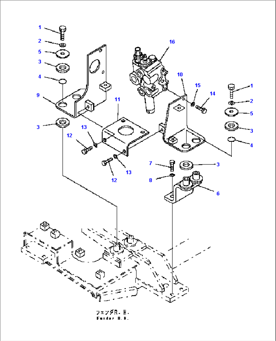 CONTROL VALVE (1-SPOOL) (MOUNT)