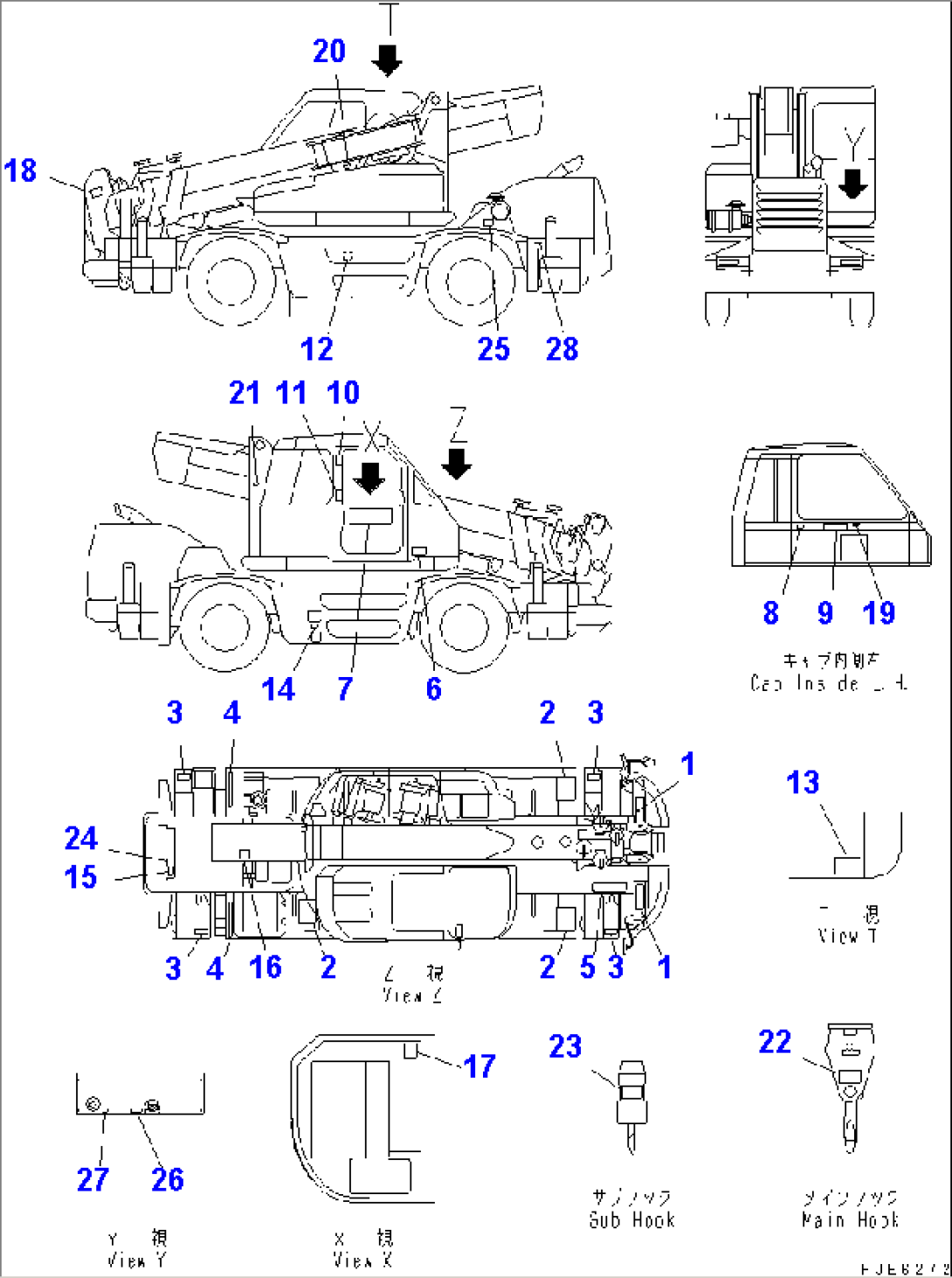 MARKS AND PLATES (1/2) (10 TON)(#15301-)