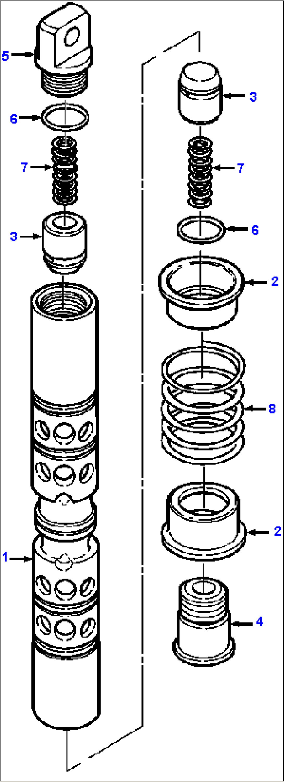 THREE SPOOL EQUIPMENT VALVE RIPPER SPOOL