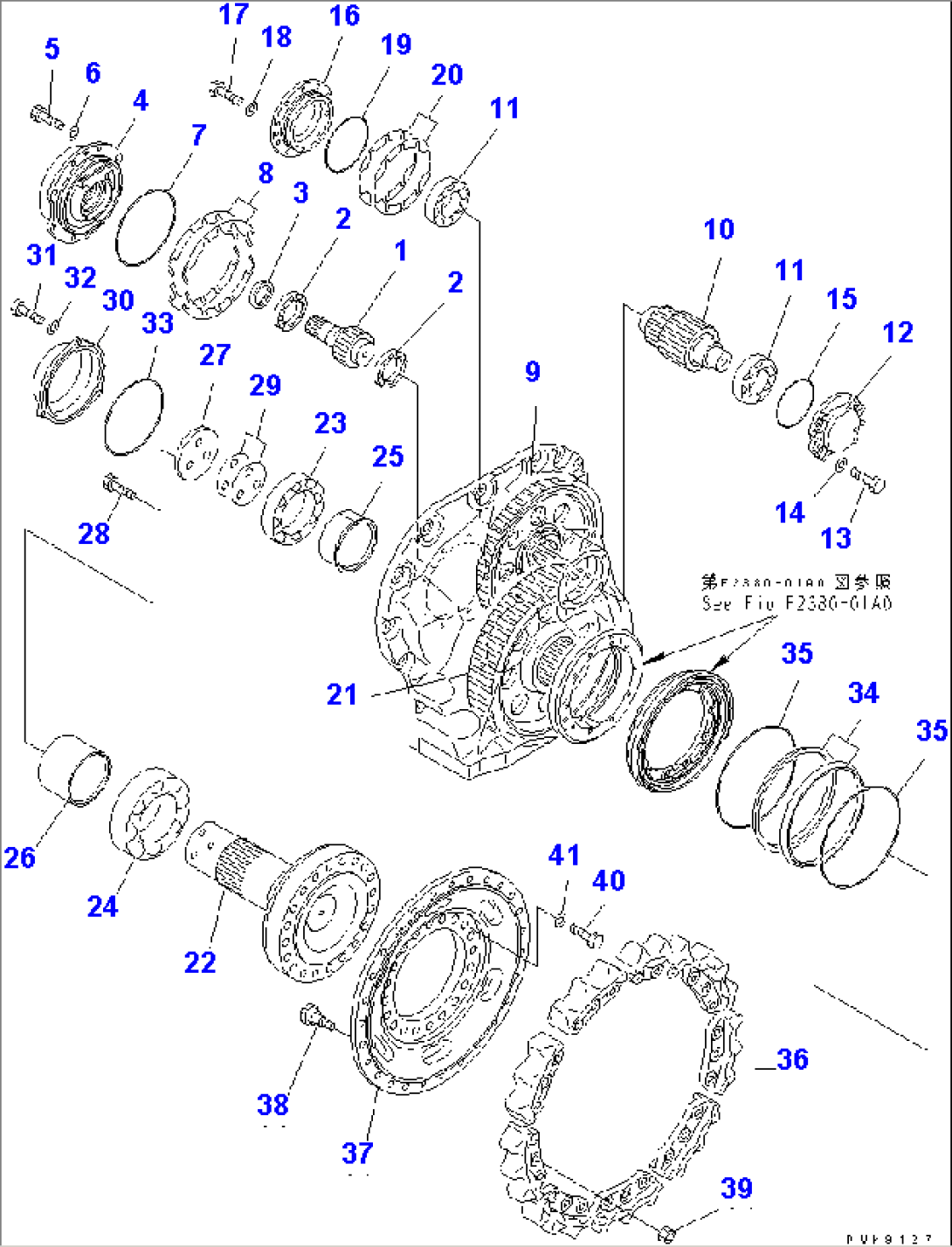 FINAL DRIVE (GEAR AND SPROCKET)