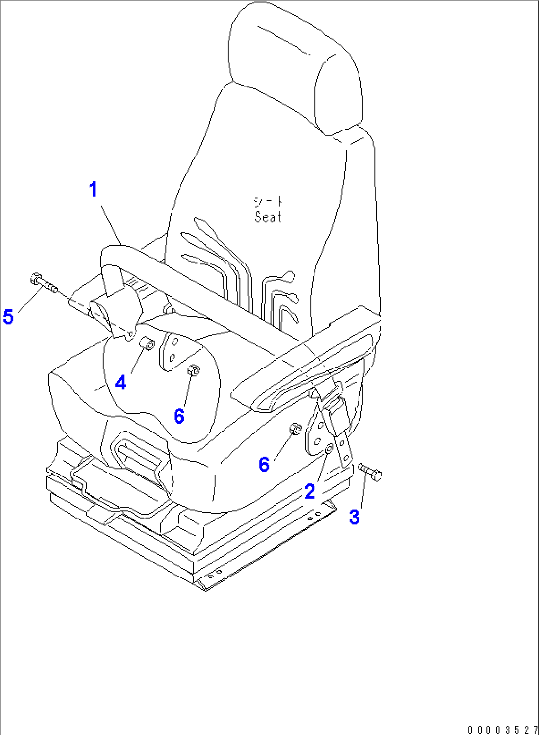 SEAT BELT (BELT WIDTH¤ 50MM) (WIND UP TYPE)(#54001-)
