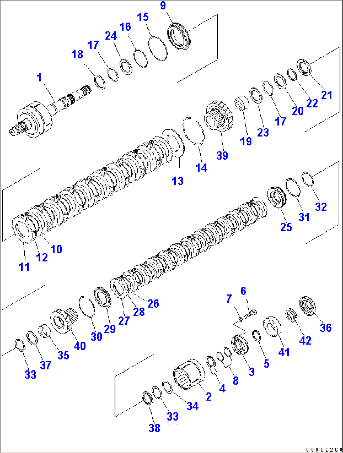 TRANSMISSION (3RD AND 4TH CLUTCH)(#90001-)