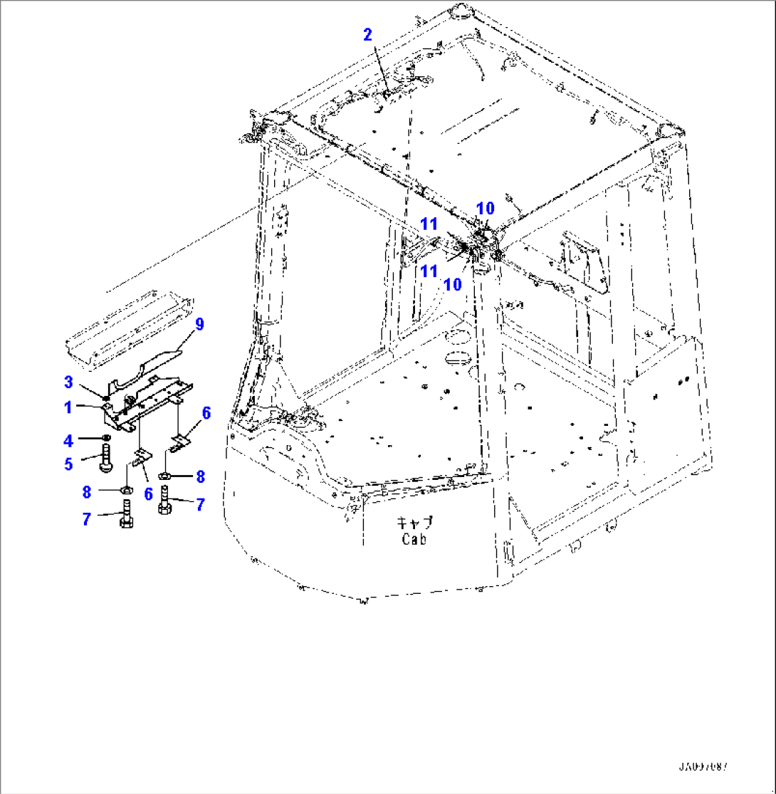 ROPS Cab, Transceiver Radio (#91202-)