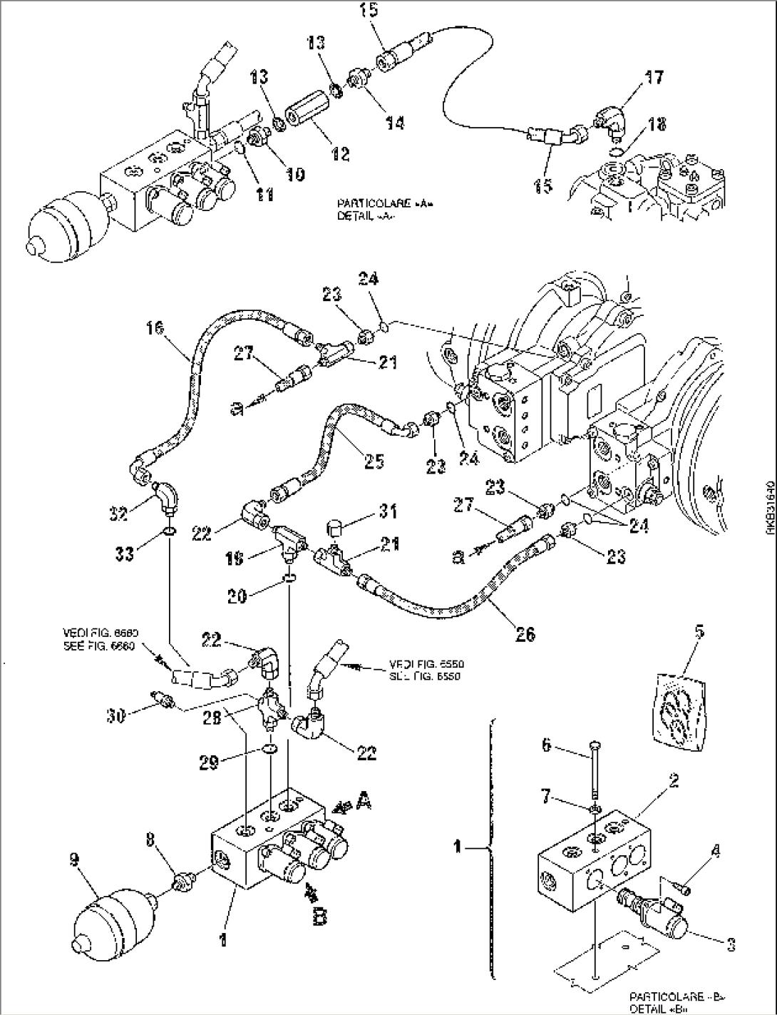 HYDRAULIC PIPING (SERVO CONTROL LINE) (2/2)