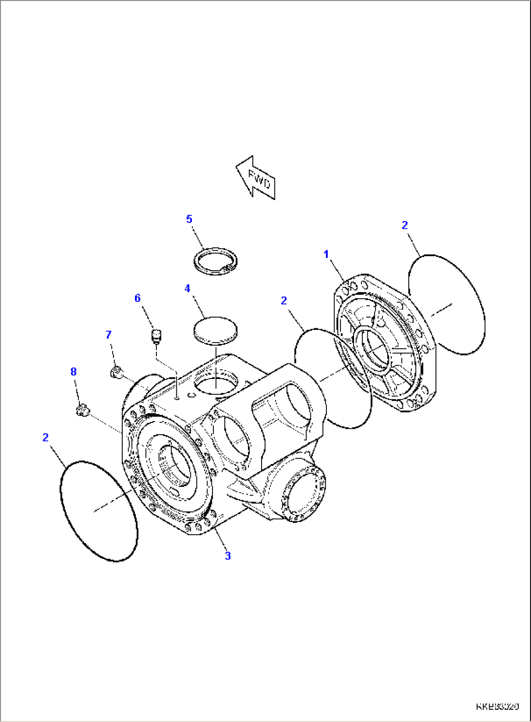 FRONT AXLE (1/7)