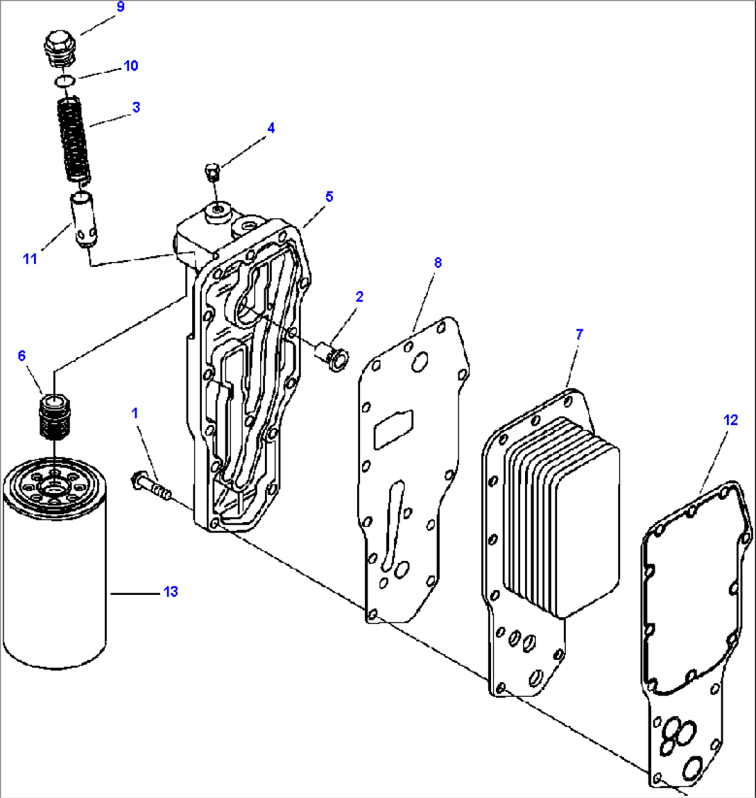 A3112-A1A2 LUBRICATING OIL COOLER