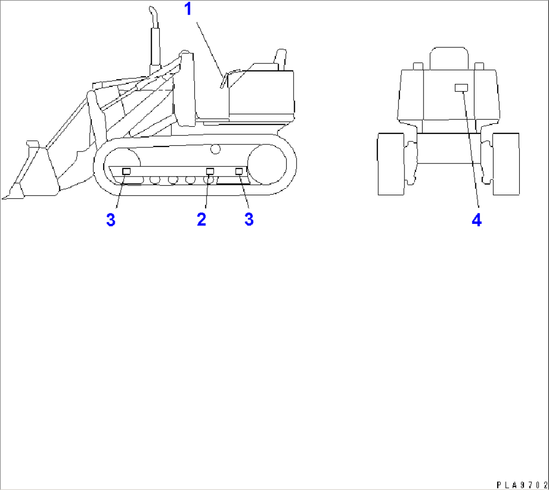 CENTER OF GRAVITY MARK