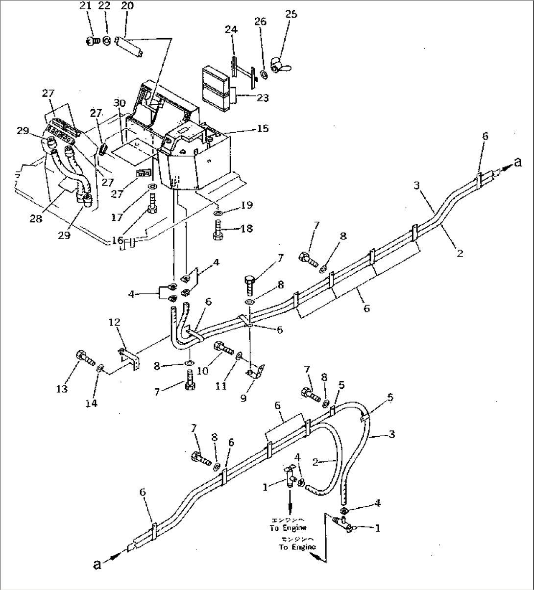 HEATER PIPING (DAIKIN)(#10001-10049)
