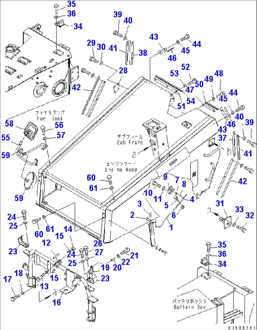 ENGINE HOOD AND RELATED PARTS (HOOD) (2/2)(#7079-)