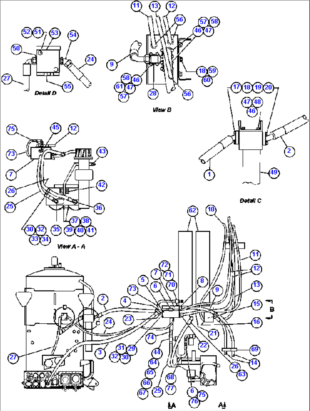 STEERING SYSTEM PIPING - 5