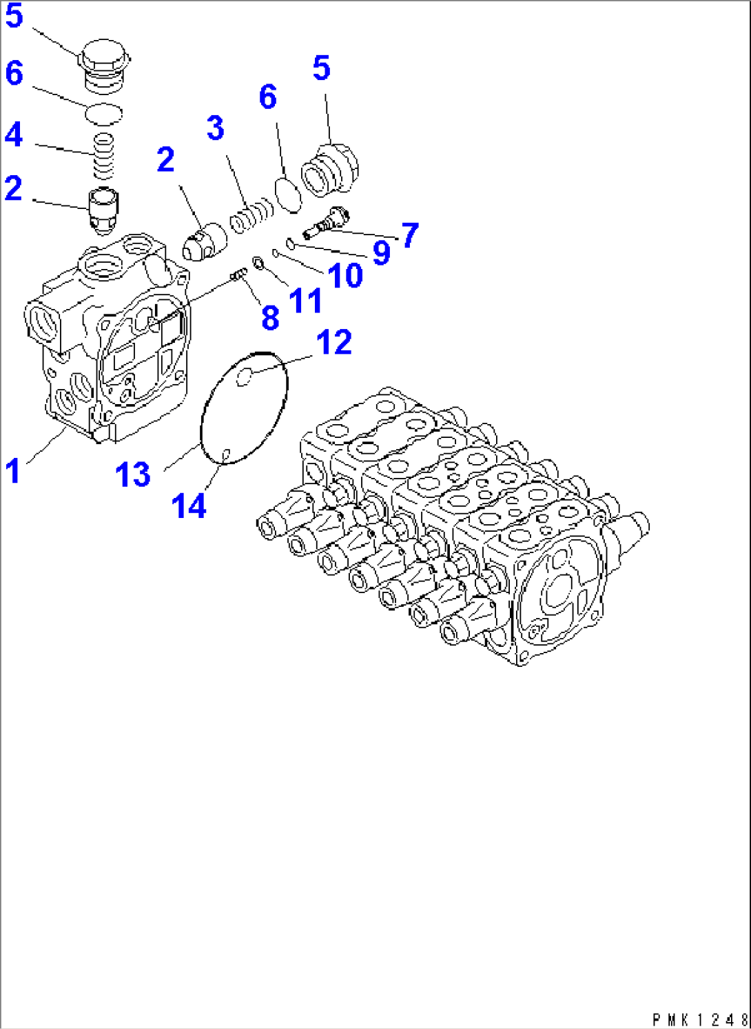 MAIN VALVE (7-VALVE) (3/7)