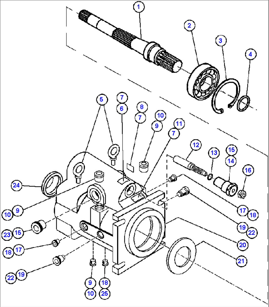 STEERING PUMP HOUSING (FRONT) (PB9933)