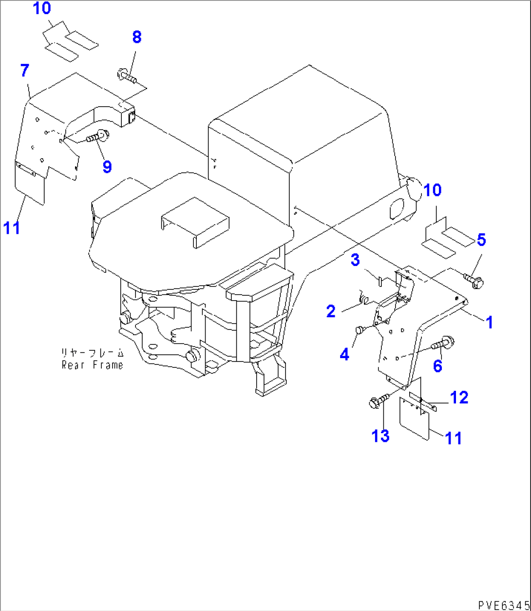 REAR FENDER (EU SPEC.)