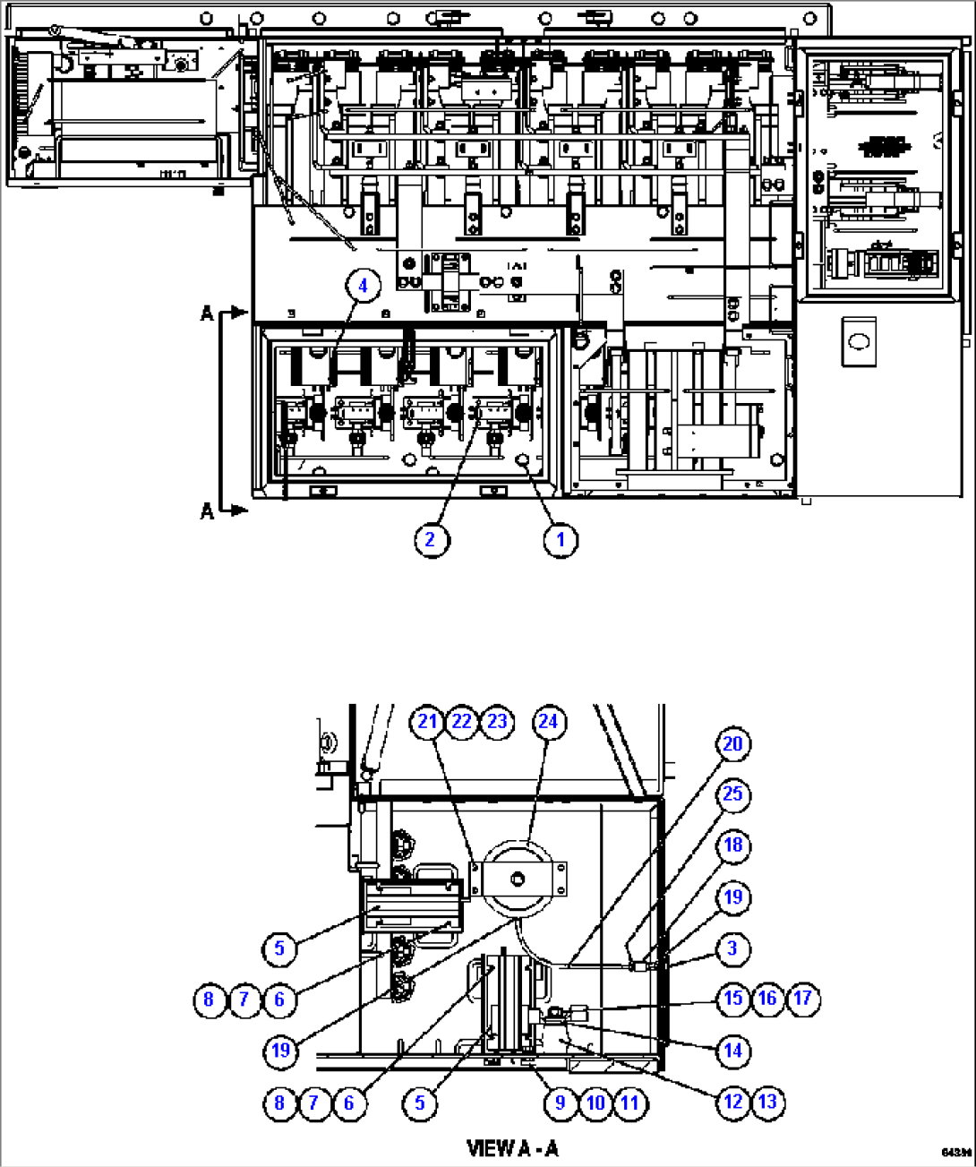 CONTROL CABINET - TOP VIEW 2/2
