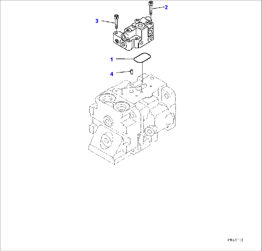 Power Train Hydraulic Piping, Fan Pump (4/7) (#85077-)