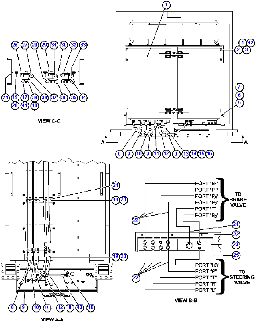 BRAKE CABINET/CAB PIPING
