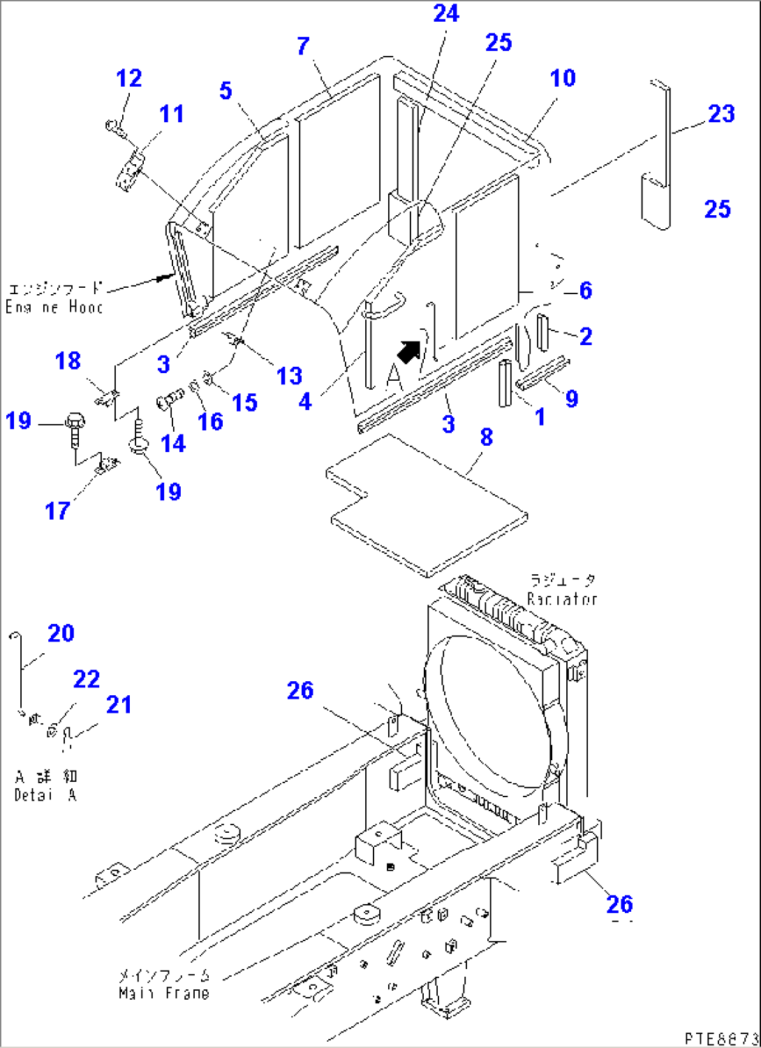 RADIATOR GUARD AND HOOD (SHEET)(#15346-15395)