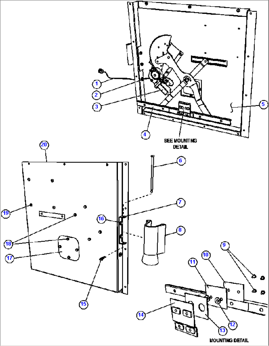 INNER DOOR PANEL - R.H. (EL2747)