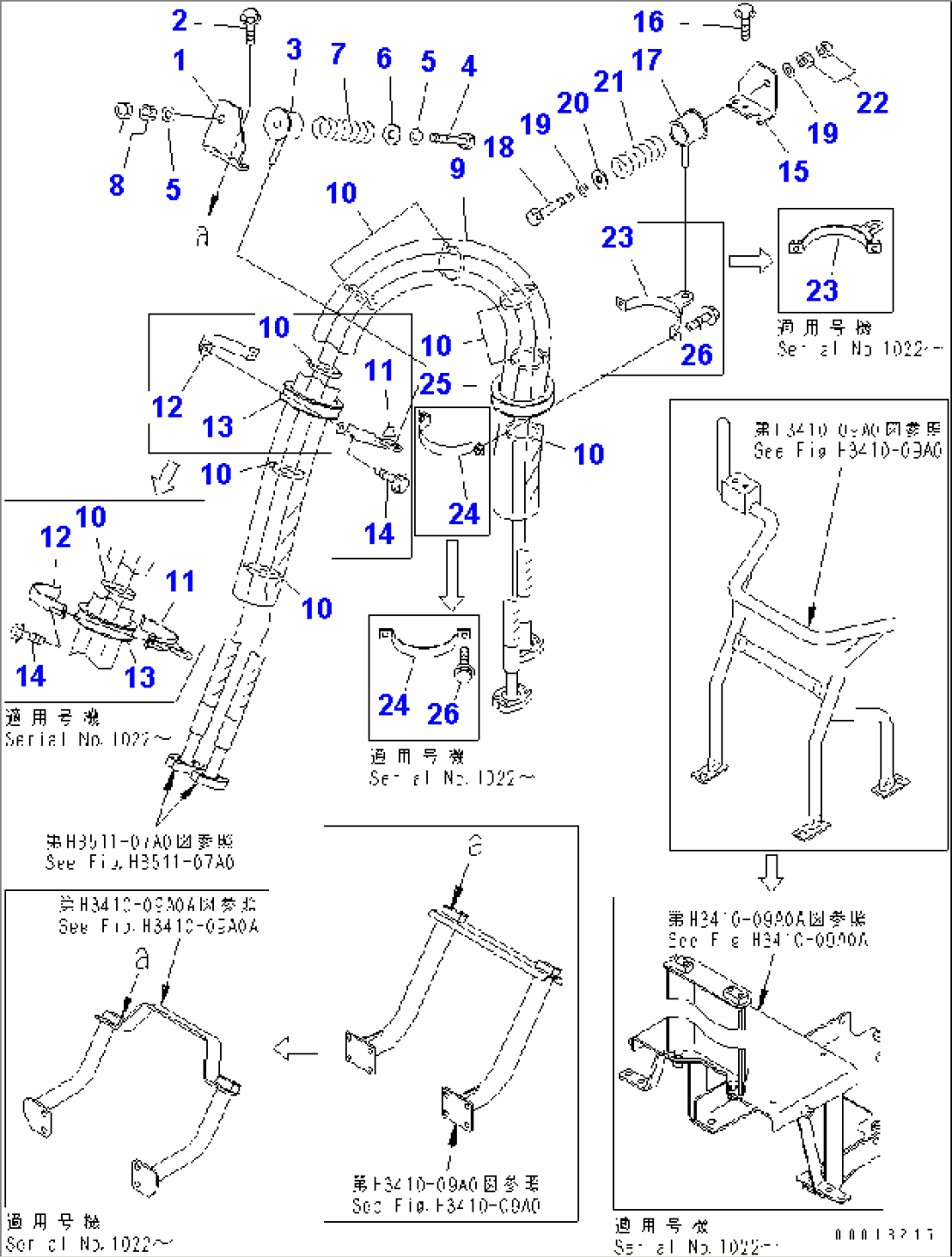 BRAKE COOLING PIPING (BRAKE LINE¤ REAR FRAME SIDE¤ 2/2)