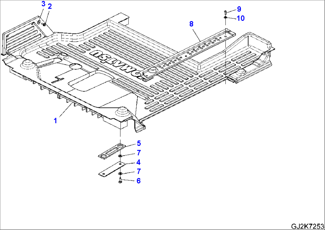 FLOOR MAT- ONE-PIECE BOOM