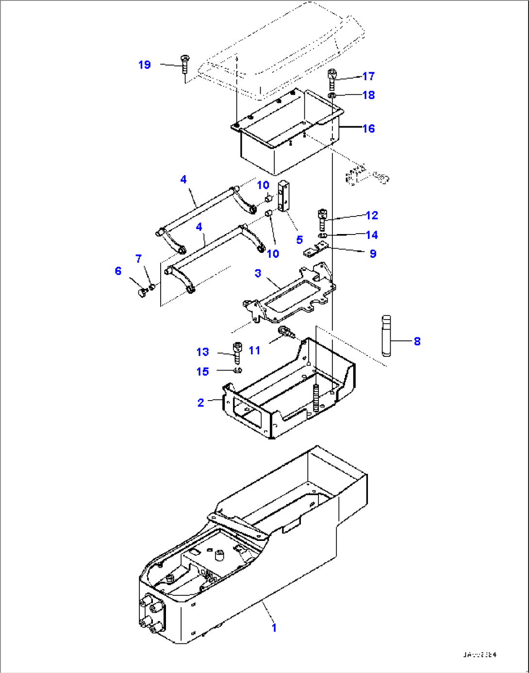 ROPS Canopy, Console Box (#80001-80849)