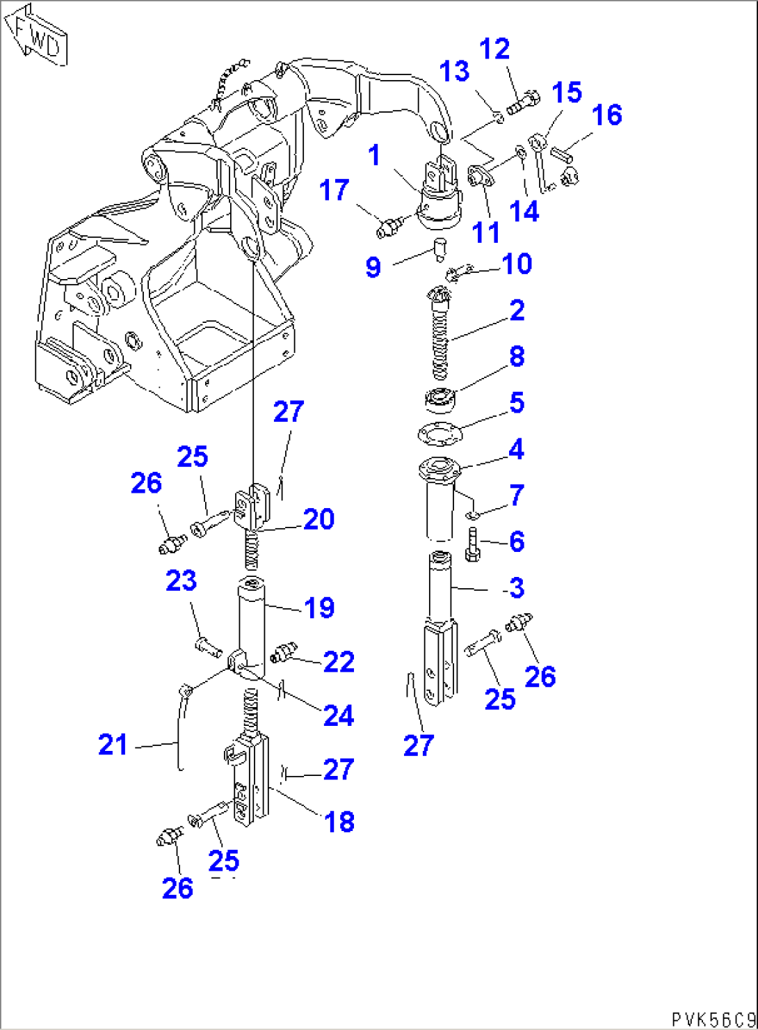 3-POINT HITCH (LIFTING ROD)