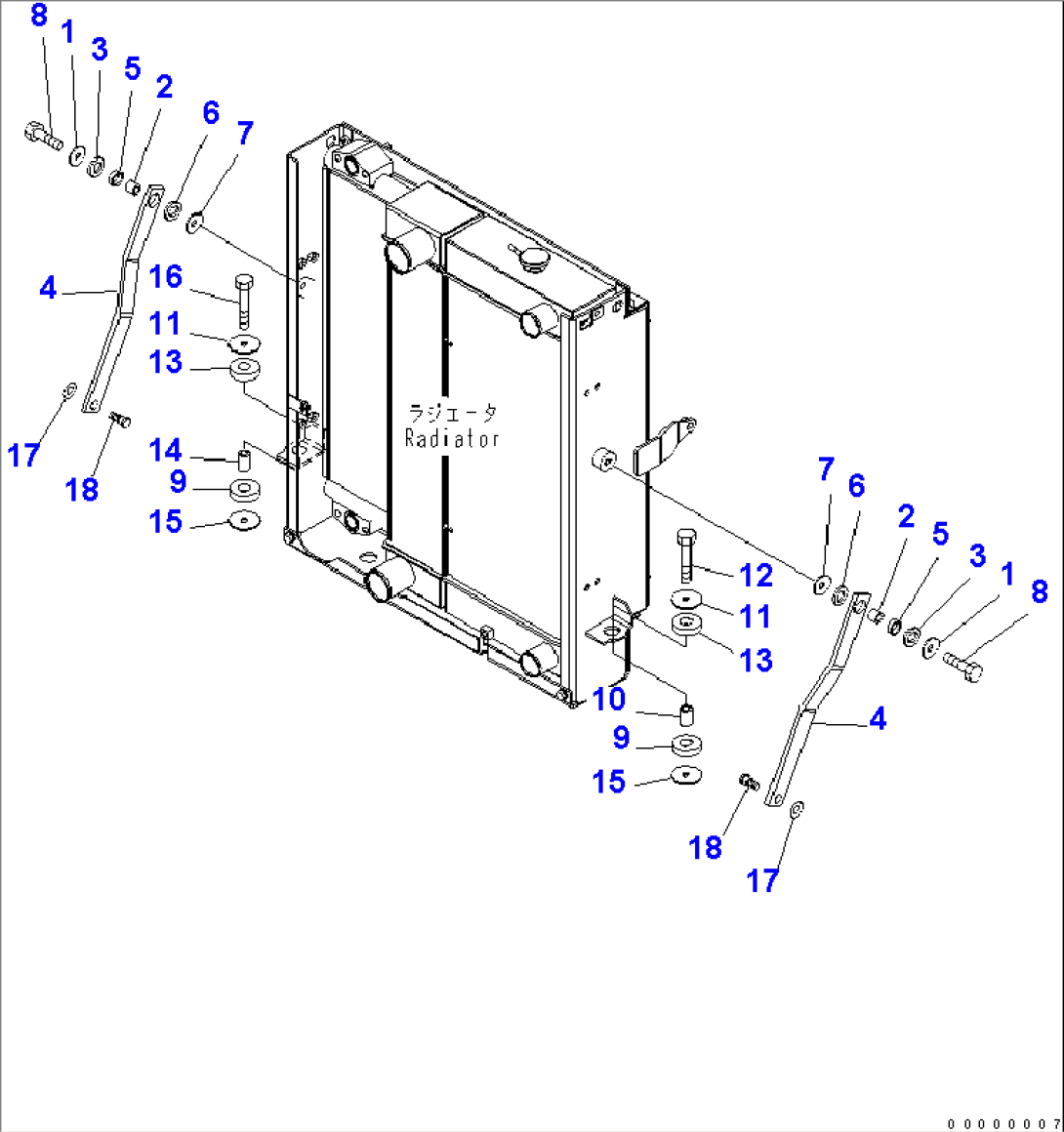 RADIATOR MOUNTING