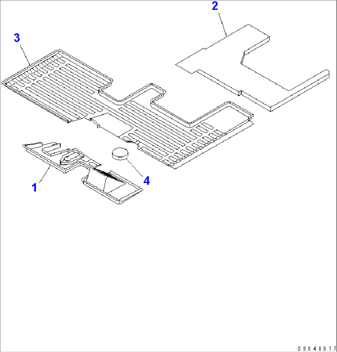 FLOOR MAT(#2001-)